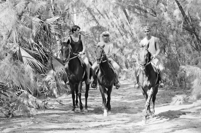 Framed Print : Spandau Ballet, music group, have been in the Bahamas for the last two weeks Framed Print : Spandau Ballet, music group, have been in the Bahamas for the last two weeks