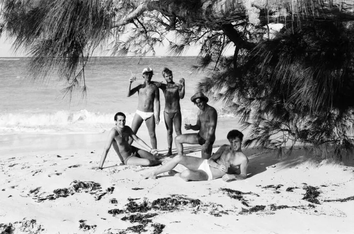 Framed Print : Spandau Ballet, music group, have been in the Bahamas for the last two weeks Framed Print : Spandau Ballet, music group, have been in the Bahamas for the last two weeks