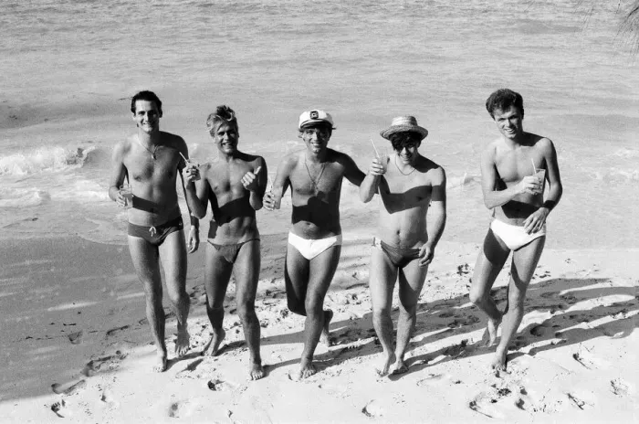 Framed Print : Spandau Ballet, music group, have been in the Bahamas for the last two weeks Framed Print : Spandau Ballet, music group, have been in the Bahamas for the last two weeks