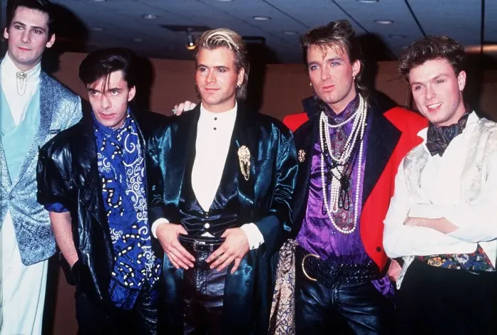 Framed Print : Spandau Ballet pop group at charity concert at Ingliston Edinburgh