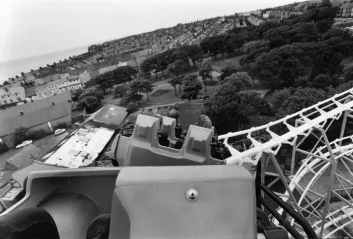 Framed Print : The Spanish City amusement park in Whitley Bay Holidaymakers enjoy Framed Print : The Spanish City amusement park in Whitley Bay Holidaymakers enjoy