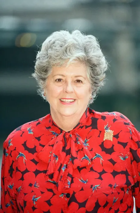 Framed Print : Speaker of the House of Commons Betty Boothroyd at Embankment, London. 27th April 1992 Framed Print : Speaker of the House of Commons Betty Boothroyd at Embankment, London. 27th April 1992