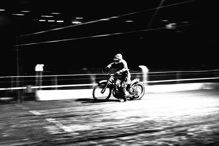 Framed Print : Speedway Action from Brough Park, Newcastle 27 October 1986 Framed Print : Speedway Action from Brough Park, Newcastle 27 October 1986