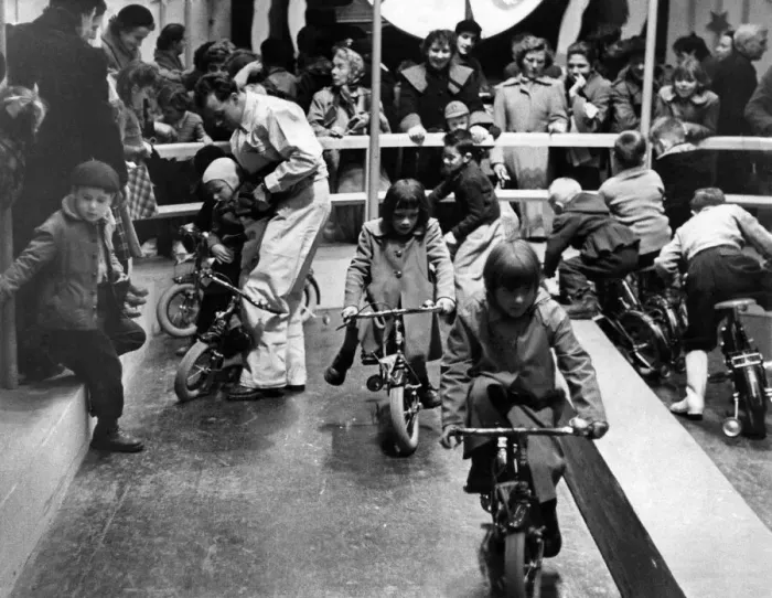 Framed Print : The speedway in full swing. November 1952 P004901 Framed Print : The speedway in full swing. November 1952 P004901