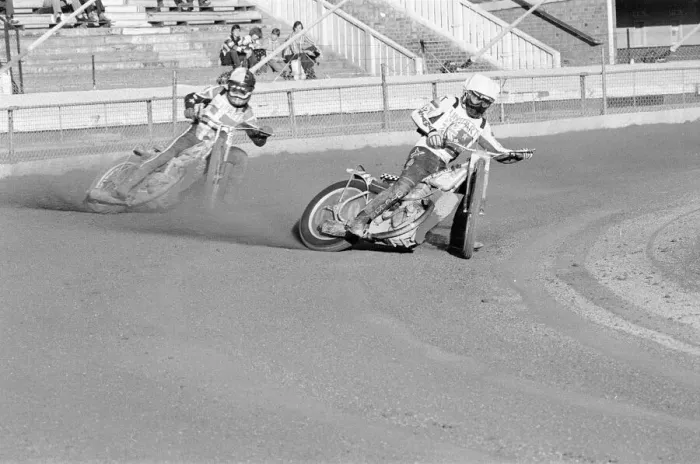 Framed Print : Speedway, World Team Cup Final, White City Stadium, London, 16th September 1979. Action Framed Print : Speedway, World Team Cup Final, White City Stadium, London, 16th September 1979. Action