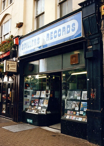 Spillers Record Shop in Cardiff, Wales. Spillers Records