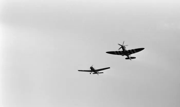 Framed Print : Spitfire single seat fighter aircraft on show at RAF Woodvale, South of Southport Framed Print : Spitfire single seat fighter aircraft on show at RAF Woodvale, South of Southport