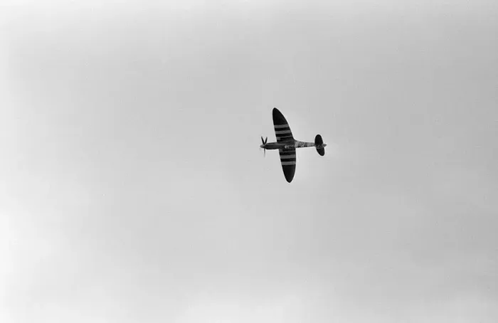 Framed Print : Spitfire single seat fighter aircraft on show at RAF Woodvale, South of Southport Framed Print : Spitfire single seat fighter aircraft on show at RAF Woodvale, South of Southport