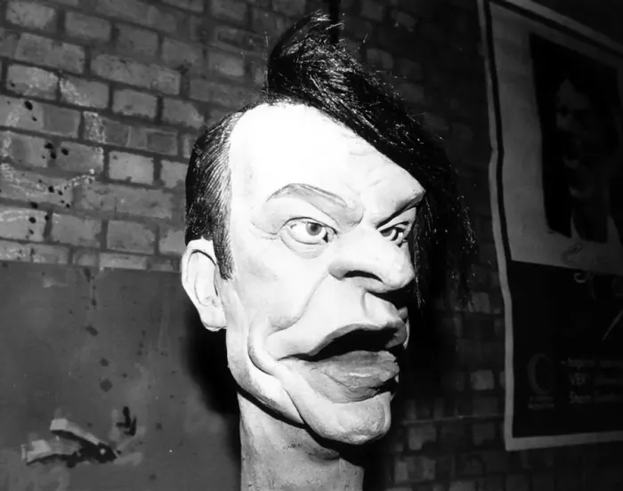 Framed Print : Spitting Image TV programme June 1984 David Owen Spitting Image puppet A©mirrorpix Framed Print : Spitting Image TV programme June 1984 David Owen Spitting Image puppet A©mirrorpix
