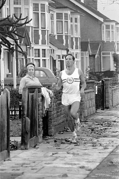 Sport: Athletics: Ron Jone 100 metre sprinter for England and his Club the Enfield