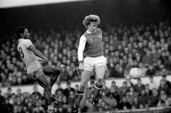 Sport: Football: Arsenal v. Coventry. Action from the match. February 1981 81-00513-051