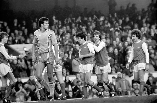 Sport: Football: Arsenal v. Coventry. Action from the match. February 1981 81-00513-027