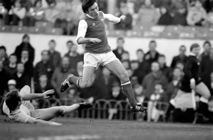 Framed Print : Sport: Football: Arsenal vs. Coventry. Action from the match. February 1981 81-00516-074 Framed Print : Sport: Football: Arsenal vs. Coventry. Action from the match. February 1981 81-00516-074