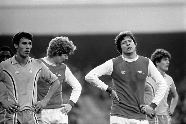 Sport: Football: Arsenal vs. Coventry. Action from the match. February 1981 81-00516-059