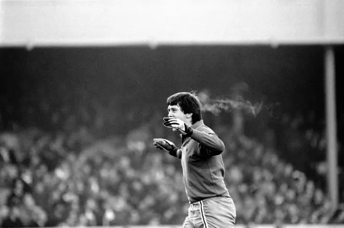 Framed Print : Sport: Football: Arsenal vs. Coventry. Action from the match. February 1981 81-00516-019