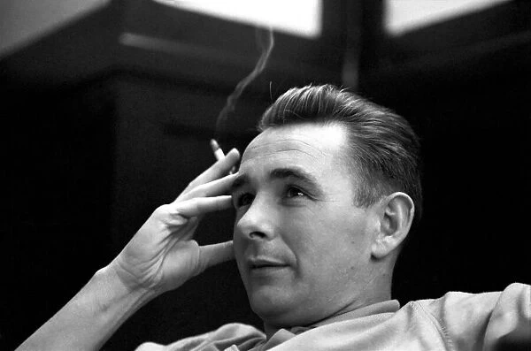 Sport: Football: Derby manager Brian Clough ponders the league cup draw the morning after