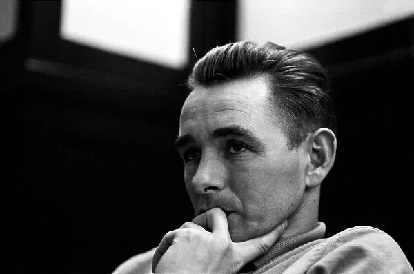 Sport: Football: Derby manager Brian Clough ponders the league cup draw the morning after