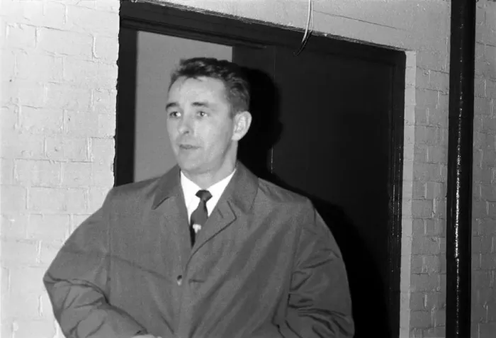 Framed Print : Sport. Football. Manchester Utd. v. Derby County. Brain Clough Derby Manager Framed Print : Sport. Football. Manchester Utd. v. Derby County. Brain Clough Derby Manager