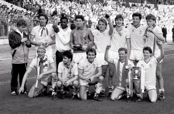 Framed Print : Sport - Football Full members Cup Final Chelse versus Manchester City 23 / 03 / 1986 Framed Print : Sport - Football Full members Cup Final Chelse versus Manchester City 23 / 03 / 1986