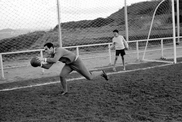 Framed Print : Sport Football: Newcastle United training in Portugal before their Fairs Cup European Framed Print : Sport Football: Newcastle United training in Portugal before their Fairs Cup European