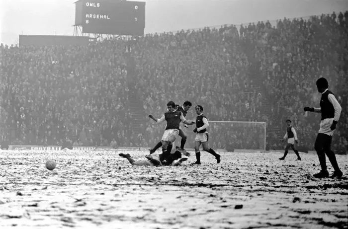 Framed Print : Sport: Football: Sheffield Wednesday v. Arsenal. Midfield over with coleman, Sinclair Framed Print : Sport: Football: Sheffield Wednesday v. Arsenal. Midfield over with coleman, Sinclair
