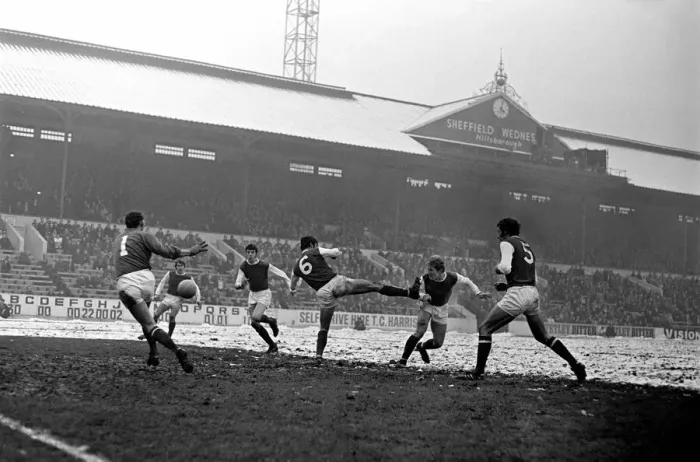 Framed Print : Sport: Football: Sheffield Wednesday v. Arsenal. Sammels R Smith to a center Framed Print : Sport: Football: Sheffield Wednesday v. Arsenal. Sammels R Smith to a center