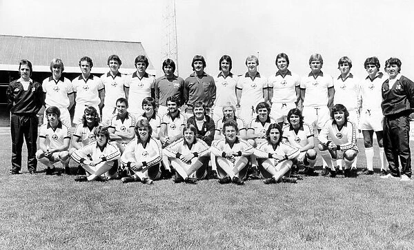 Sport - Football - Swansea City - The squad - 22nd August 1977 - Western Mail