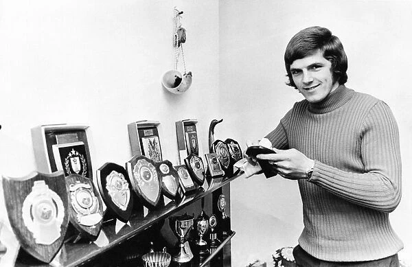 Sport - Football - Swansea City - Wyndham Evans pictured with some of his trophies - 15th