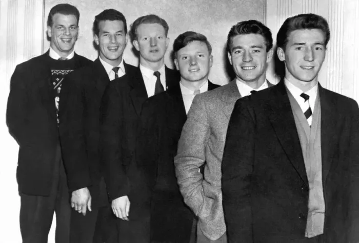 Framed Print : Sport - Football Swansea - Three pairs of famous Swansea brothers (left to right) Framed Print : Sport - Football Swansea - Three pairs of famous Swansea brothers (left to right)