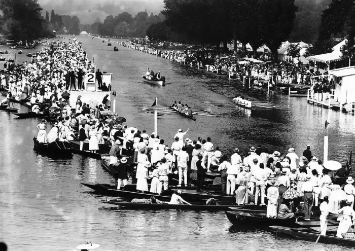Framed Print : Sport-Rowing Annual Boat Race circa 1920s Framed Print : Sport-Rowing Annual Boat Race circa 1920s