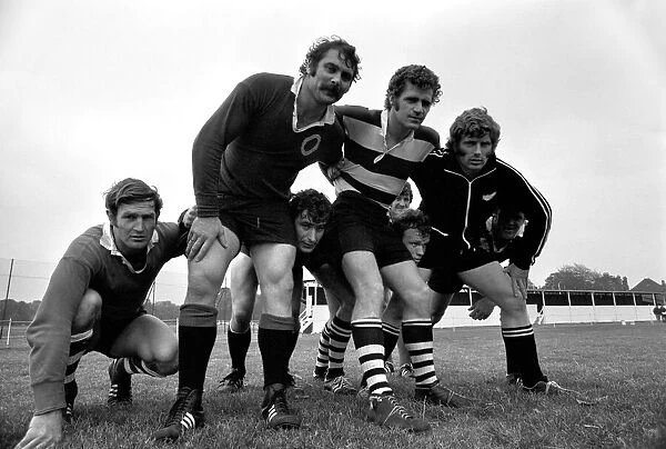 Sport: Rugby: All Blacks training. October 1972 72-10293