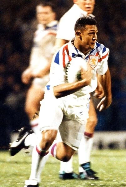 Sport - Rugby League - England and Great Britain international Alan Hunte in action - c
