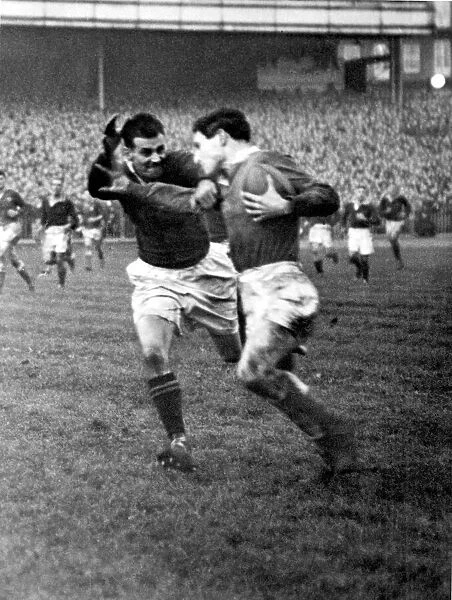 Sport - Rugby - Tours - South Africa to Britain - 1951 - Wales v South Africa - Cliff