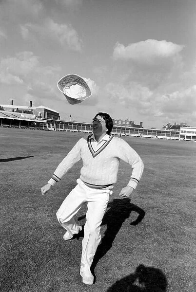 Sport. Unusual. Humour. Cricketer Derek Randall. Derek Randall