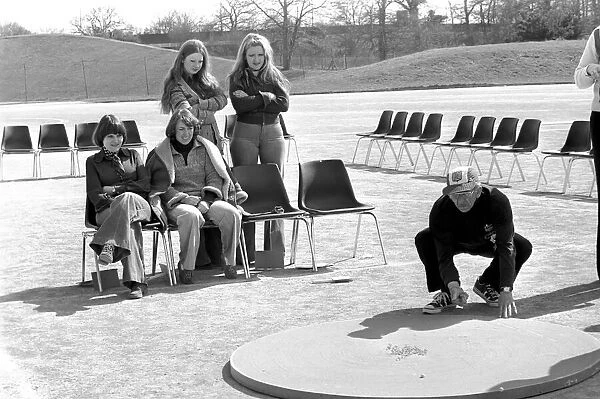 Sport: Unusual: Humour: Marbles Championship: The Worlds Marbles Championships took place