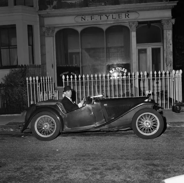 Framed Print : Sports car makes legal history. Mr John O Grady Framed Print : Sports car makes legal history. Mr John O Grady