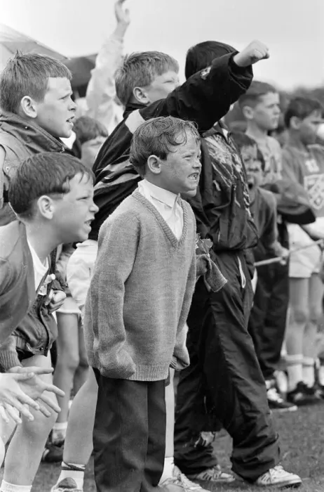 Framed Print : Sports Day for children from Bootle Primary School, held at Stuart Road Playing Fields Framed Print : Sports Day for children from Bootle Primary School, held at Stuart Road Playing Fields