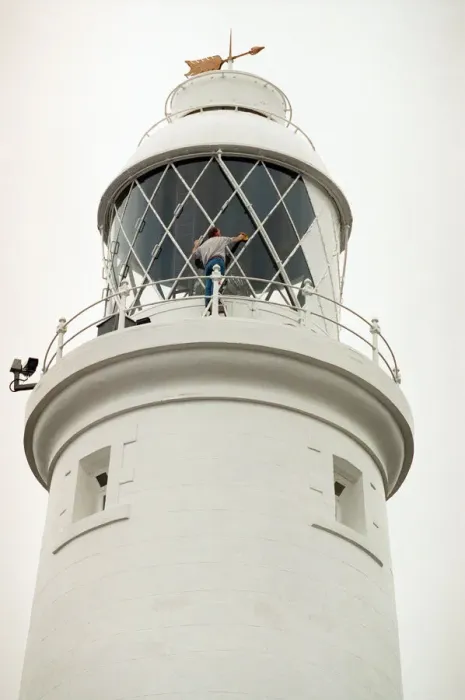 Framed Print : Spring clean weekend at St Marys Lighthouse in Whitley Bay Framed Print : Spring clean weekend at St Marys Lighthouse in Whitley Bay