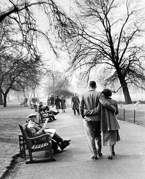 Spring in St James Park - May 1953