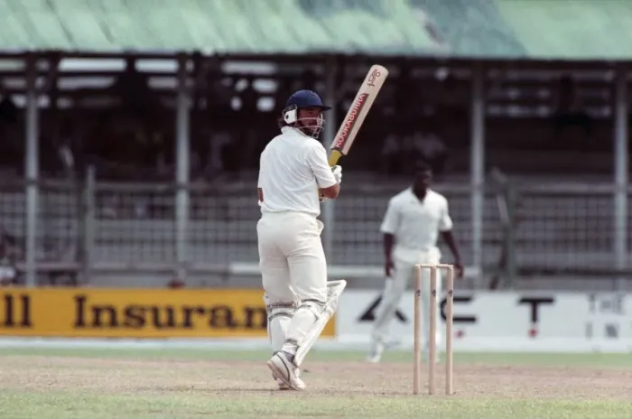 Framed Print : Spt. Cricket. England in Guyana. April 1990 90-2287-020