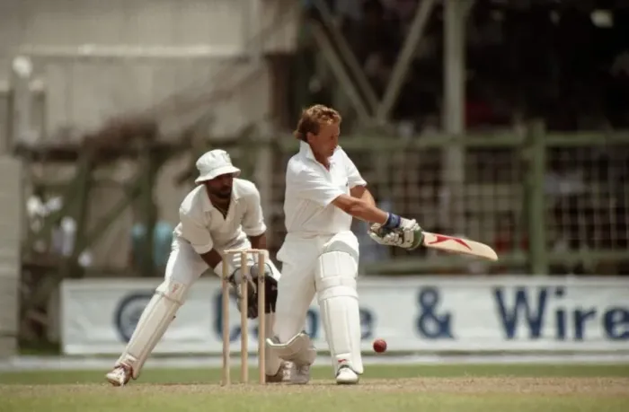 Framed Print : Spt. Cricket. England in Guyana. April 1990 90-2287-034