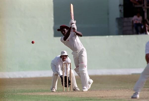 Spt. Cricket. West Indies v. England. April 1990 90-2282-028 Antigua commencing