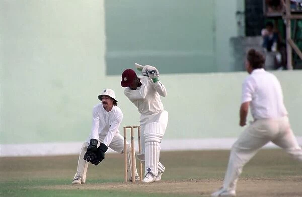 Spt. Cricket. West Indies v. England. April 1990 90-2282-025 Antigua commencing