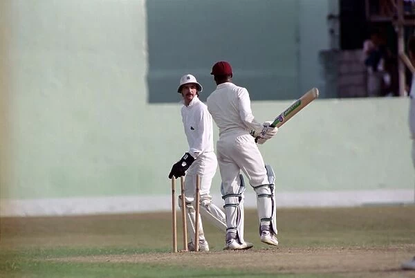 Spt. Cricket. West Indies v. England. April 1990 90-2282-020 Antigua commencing