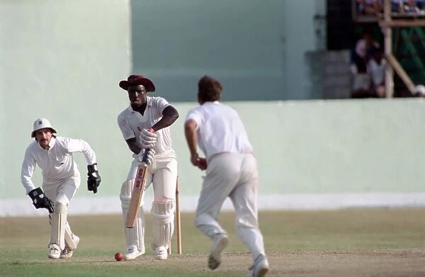 Spt. Cricket. West Indies v. England. April 1990 90-2282-017 Antigua commencing