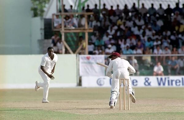 Spt. Cricket. West Indies v. England. April 1990 90-2282-016 Antigua commencing