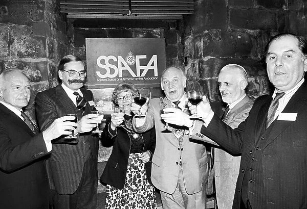 SSAFA, Photo-call, 8th March 1984. The Soldiers, Sailors and Airmen