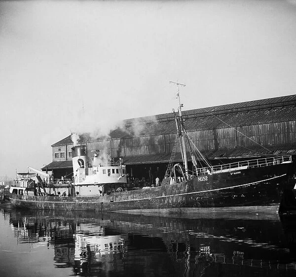 St Andrews Steam Fishing Co Ltd trawler seen here tied up at St Andrews Dock, Hull