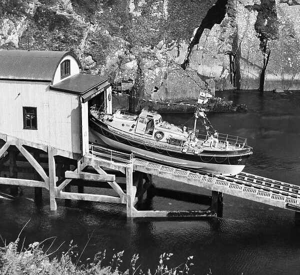 St. Davids Lifeboat Station during the centenary celebrations. 12th June 1969
