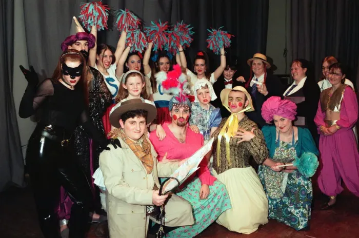 Framed Print : St Davids School, Middlesbrough are presenting a pantomime